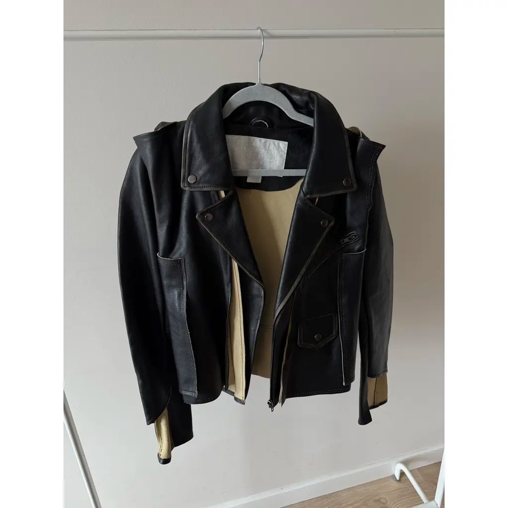 Maison Martin Margiela Black Leather Jacket - Picture 2 of 10